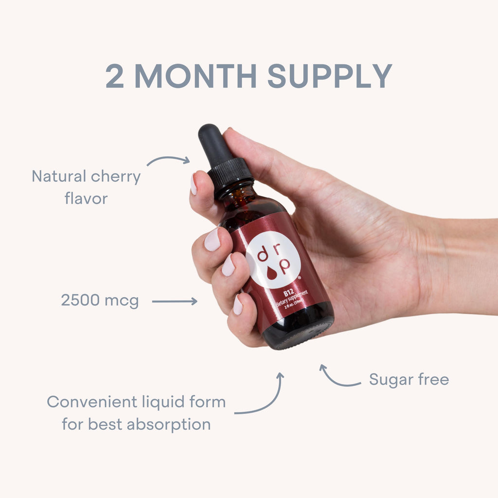 D R P Vitamin B12 Liquid Drops 2500 mcg for Energy - 2 fl oz - image 7