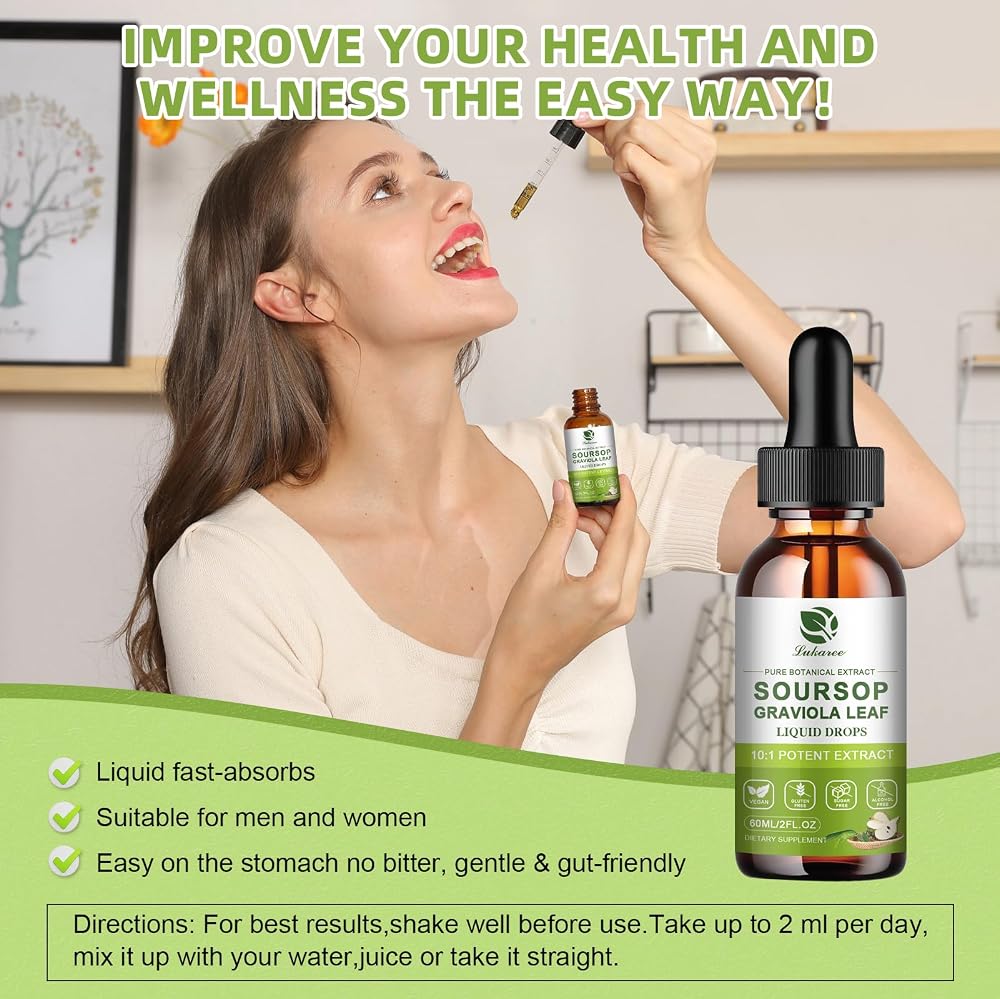 Lukaree Pure Soursop Graviola Leaf Extract for Immunity