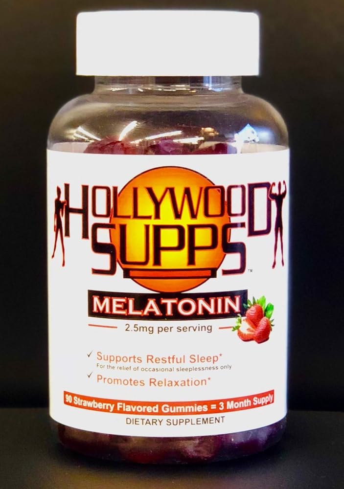 Hollywood Pro Melatonin Gummies 2.5 mg for Sleep - 90 Count
