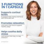 Vitamax Corti-Calm Cortisol Supplement for Relaxation - 60 Capsules - image 4