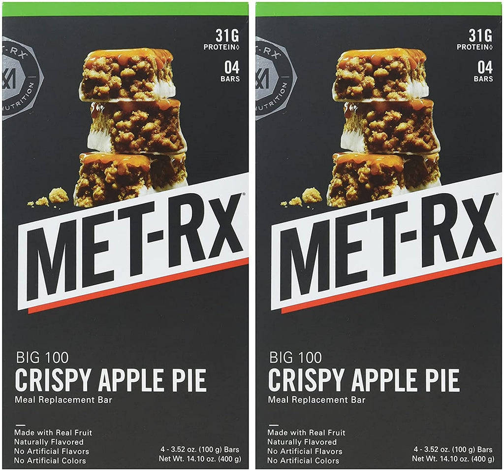 MET-Rx Big 100 Crispy Apple Pie Protein Bar - 8 Count - image 6