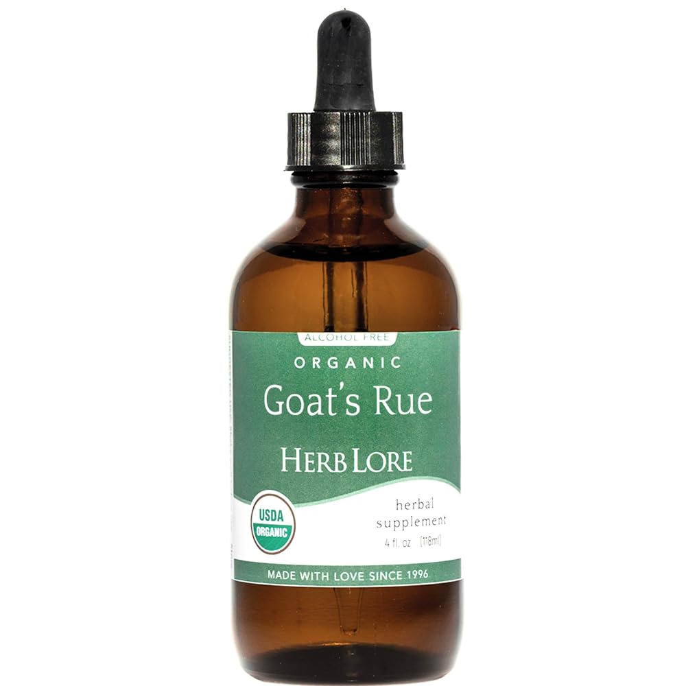 Herb Lore Organic Goats Rue Tincture for Lactation Support - 4 fl oz