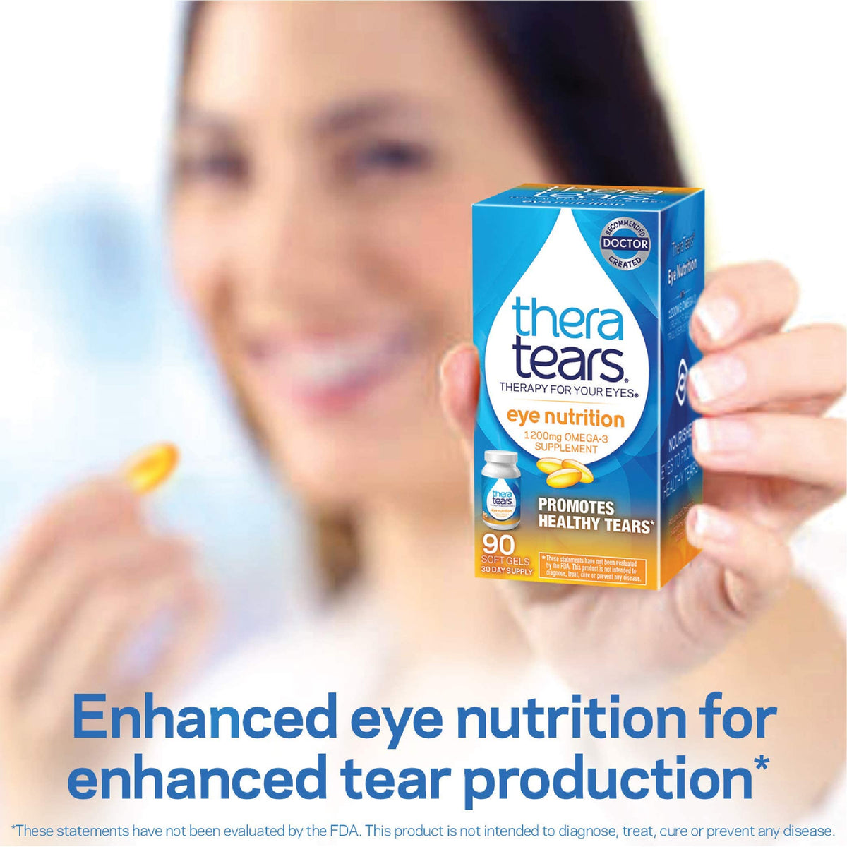 TheraTears Nutrition Omega-3 Supplement - 90 Capsules - image 2