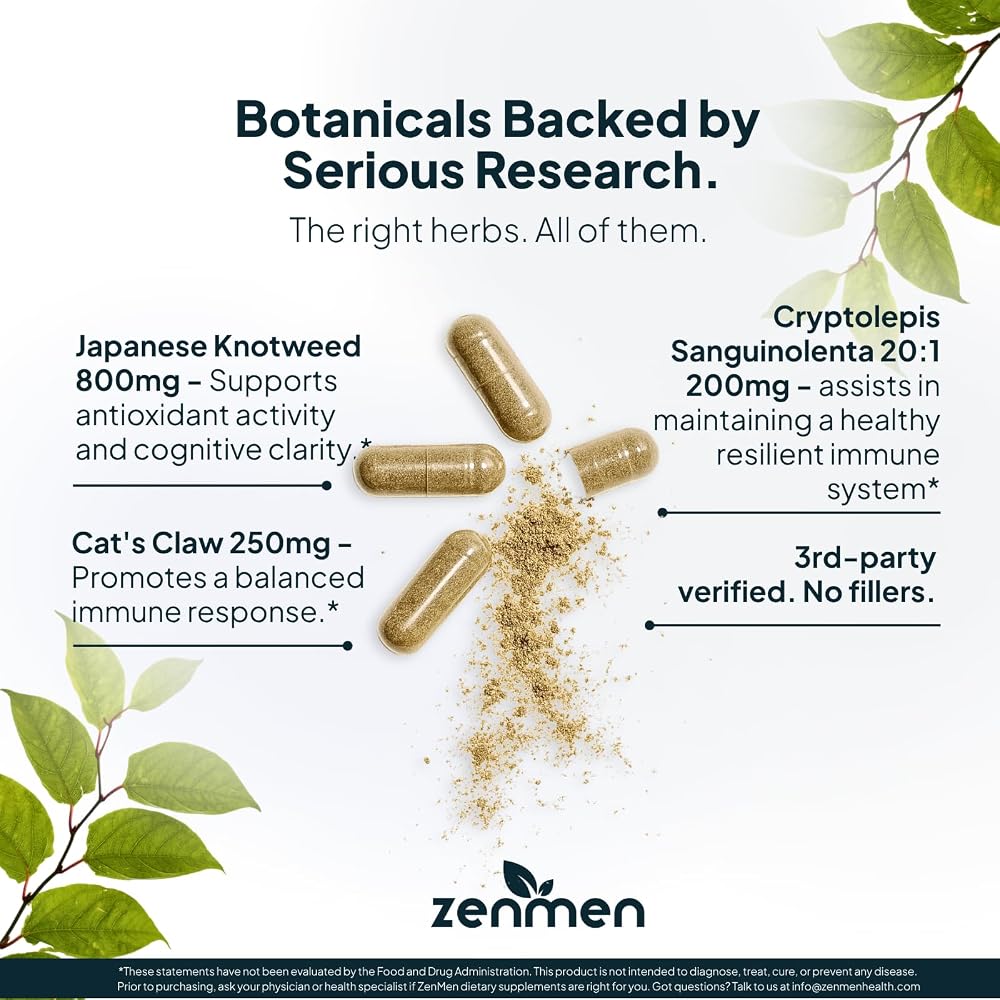 Zenmen Daily Tick Guard Immune Support Supplement - Japanese Knotweed