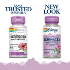 SOLARAY Echinacea Angustifolia Root Extract 125 mg - 60 Vegetarian Capsules - image 2