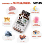 UMZU Ashwagandha Supplement Capsules - 30 Count - image 3