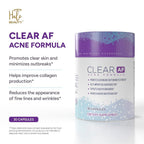 Clear AF Clear Skin Supplement with Ceramides & Zinc - 30 Capsules - image 4