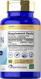 Carlyle Biotin 5000mcg for Hair, Skin, and Nails - 360 Tablets - image 2