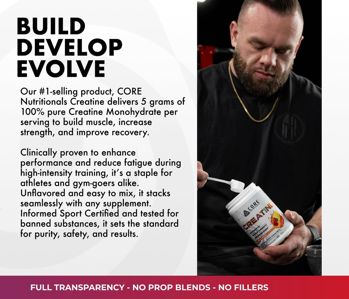 Core Nutritionals Creatine Monohydrate Powder - 80 Servings - image 4