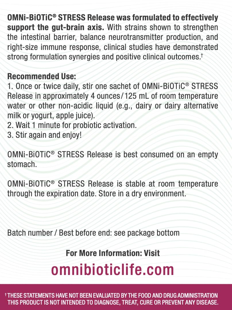 OMNi BiOTiC Stress Release Probiotic Powder - 3.2 oz - image 4
