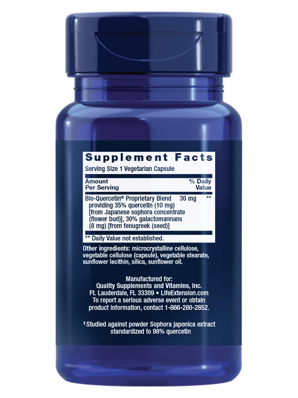 Life Extension Bio-Quercetin Immune & Heart Health Support - 30 Capsules - image 2