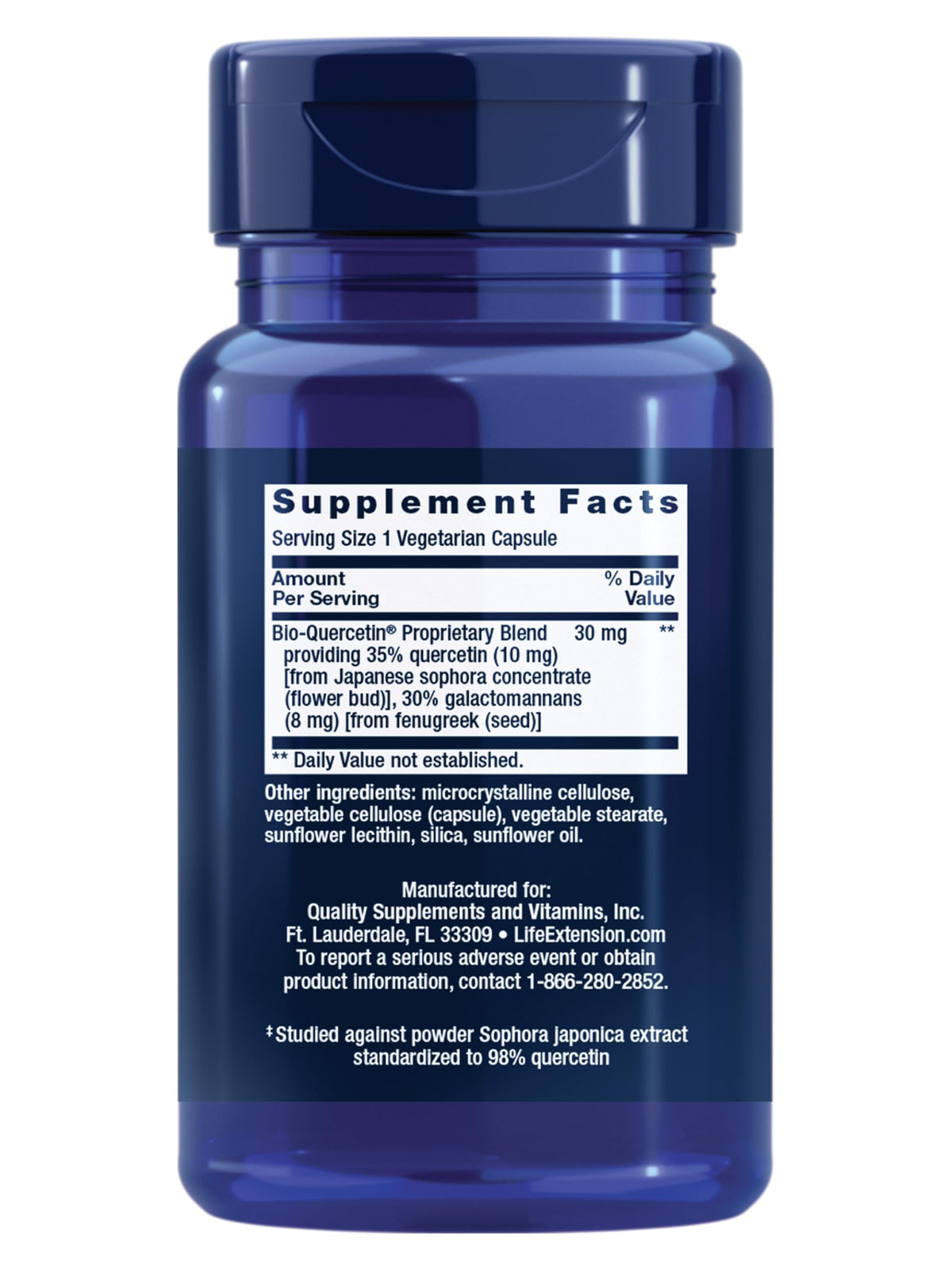 Life Extension Bio-Quercetin Immune & Heart Health Support - 30 Capsules - image 2