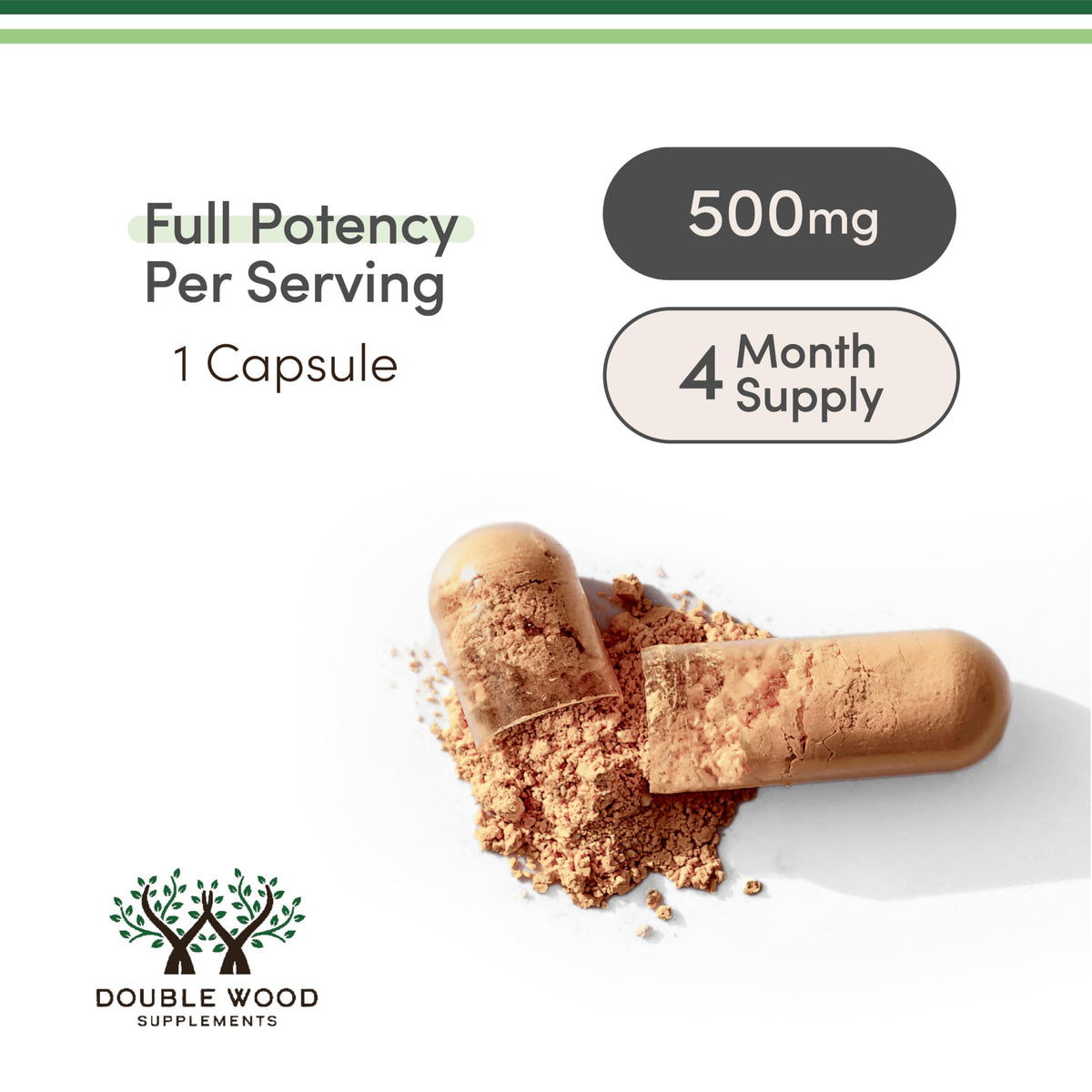 Double Wood Supplements Rhodiola Rosea Root Extract 500mg - 120 Capsules - image 5