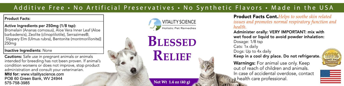 Vitality Science Blessed Relief for Cats - image 3
