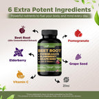 Gade Nutrition Beet Root Capsules Concentrated - 120 Count - image 3