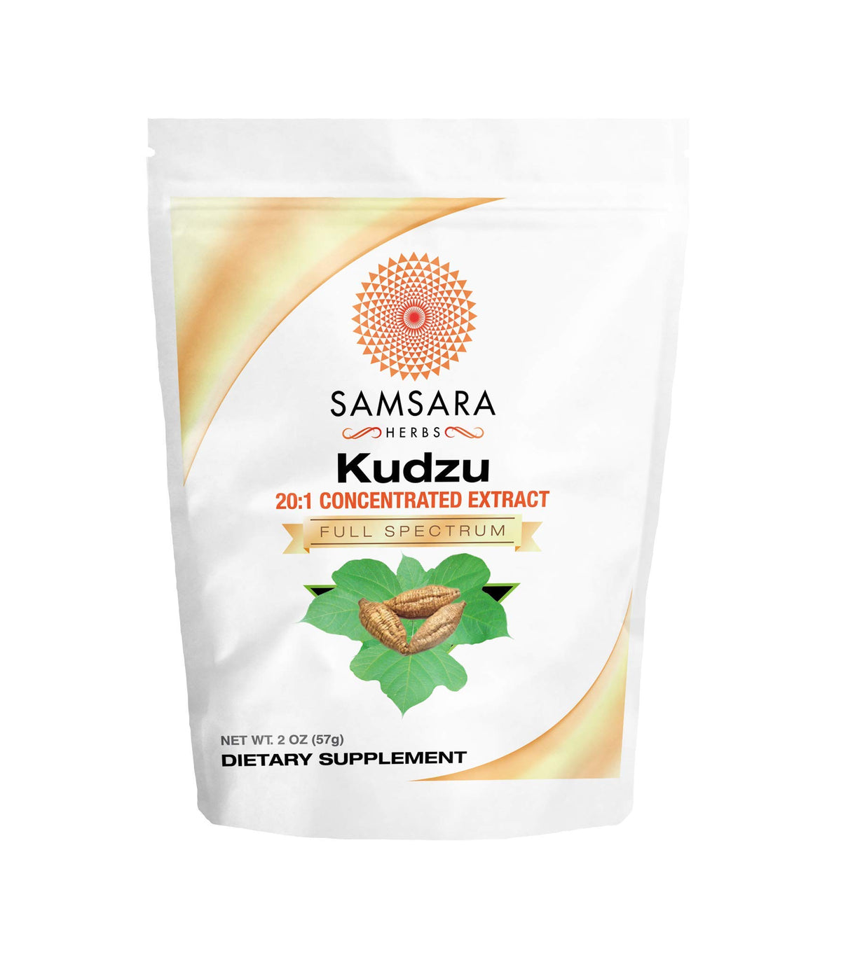 Samsara Herbs Kudzu Root 20:1 Extract Powder - 2 oz