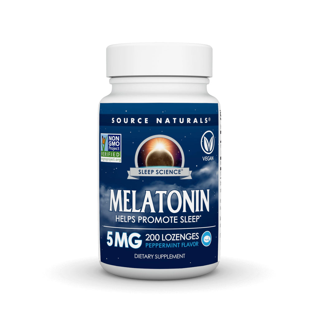 Source Naturals Sleep Science Melatonin 5 mg - 200 Lozenges