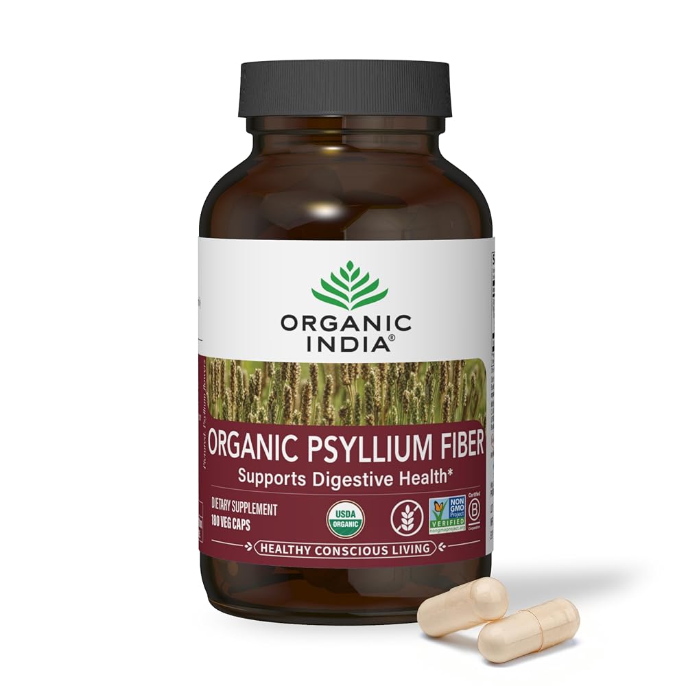 ORGANIC INDIA Psyllium Herbal Powder - Whole Husk Fiber