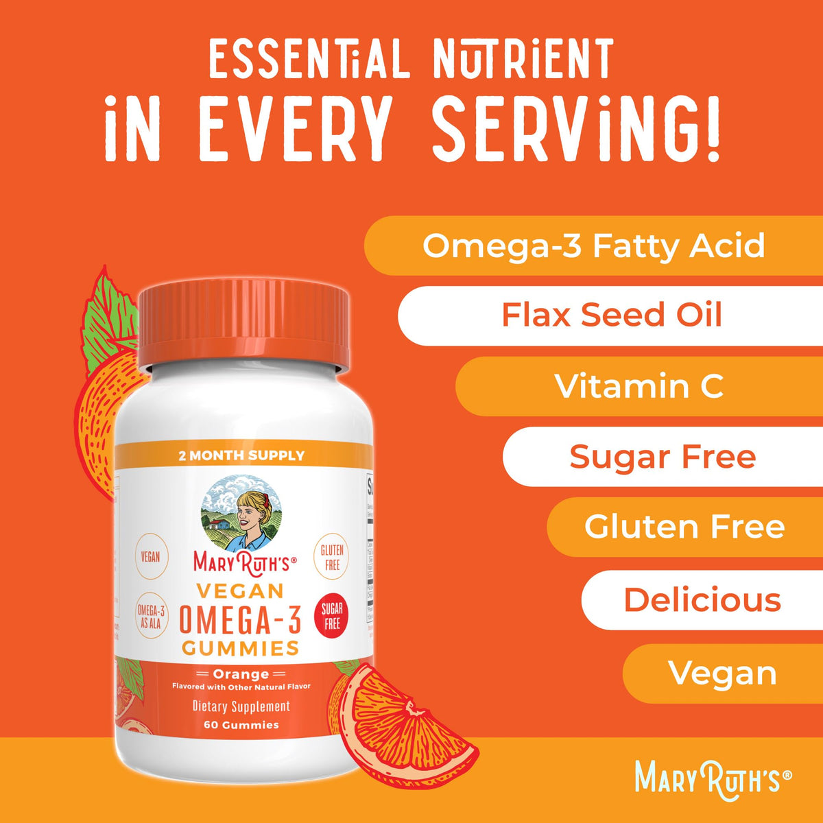 MARYRUTH'S Omega 3 Gummies