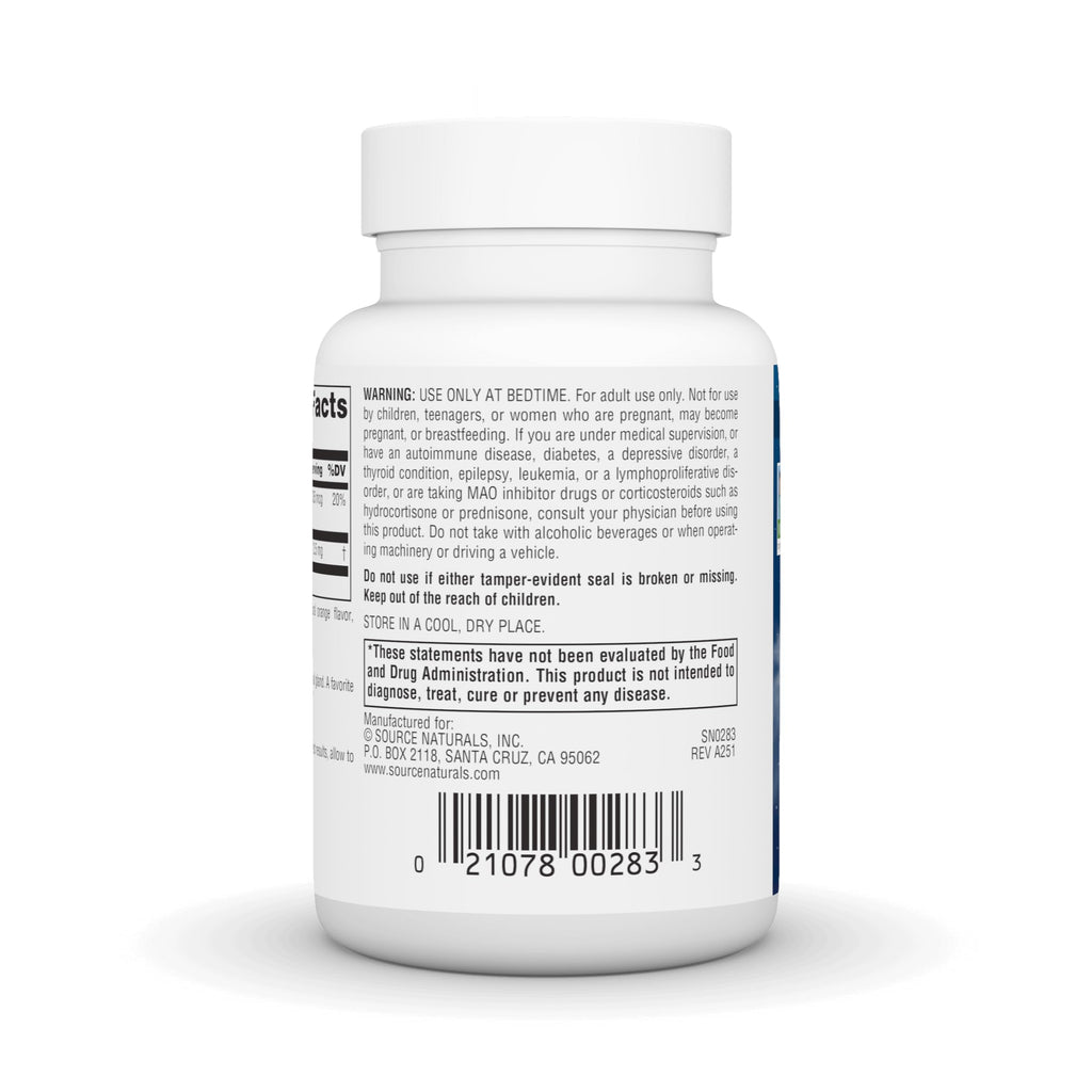 Source Naturals Melatonin 2.5mg, Orange