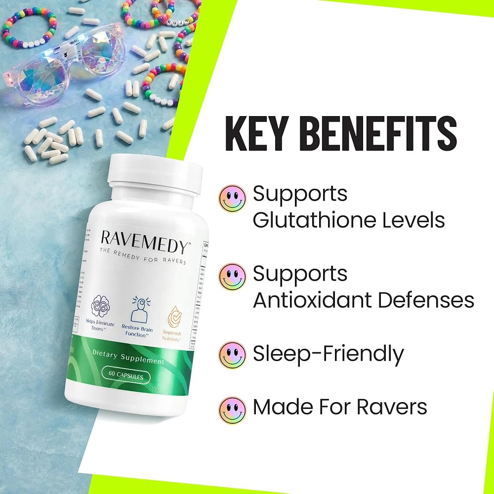 Ravemedy Rave Essentials Vitamins for Recovery - 60 Capsules - image 8