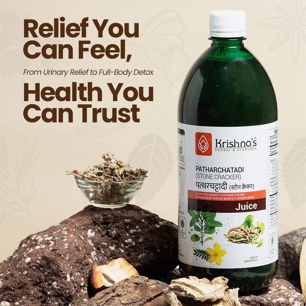 Krishna's Herbal & Ayurveda Patharchatadi Swaras Herbal Juice - 500 ml - image 8