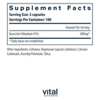 Vital Nutrients Quercetin 500mg - 200 Capsules - image 2