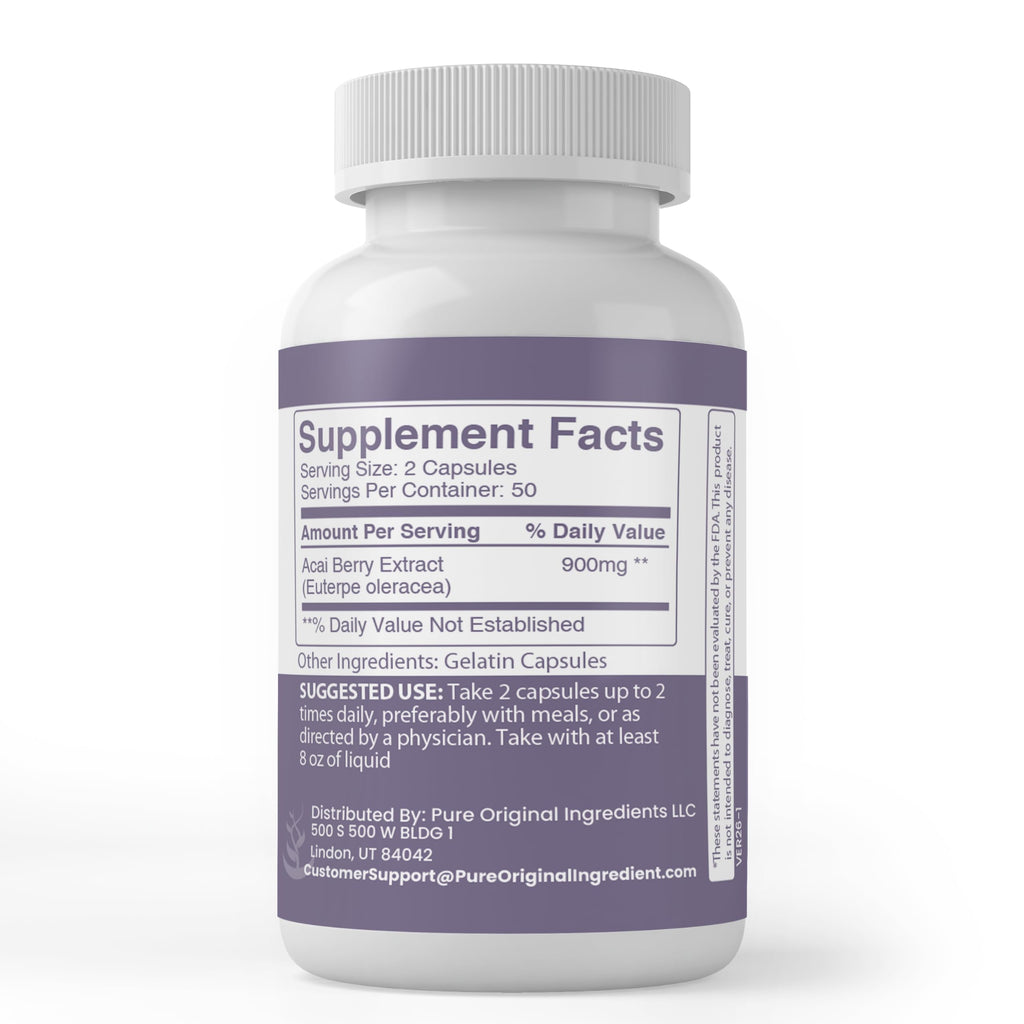 Pure Original Ingredients Acai Berry