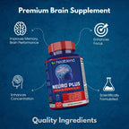 healblend Neuro Plus Brain & Focus Formula - Nootropic Brain Booster
