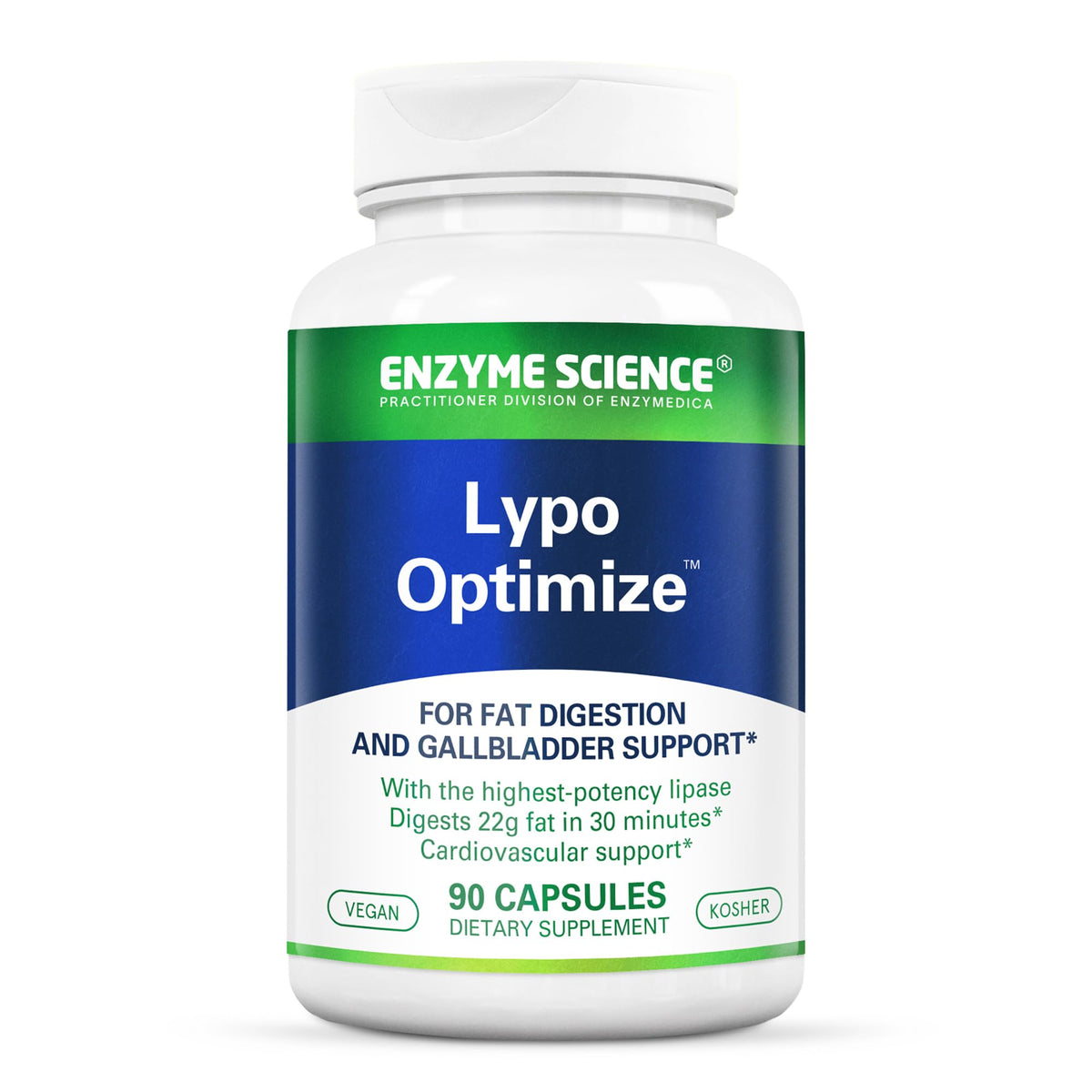 Enzyme Science Lypo Optimize Digestive Enzyme - 90 Capsules