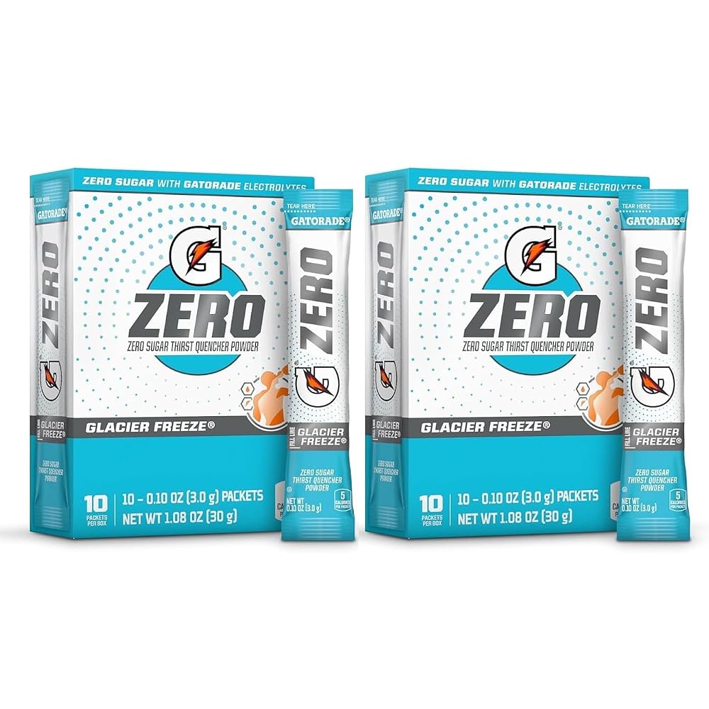 First Leaf G Zero Electrolyte Powder Packets, Sugar-Free - 20 Count