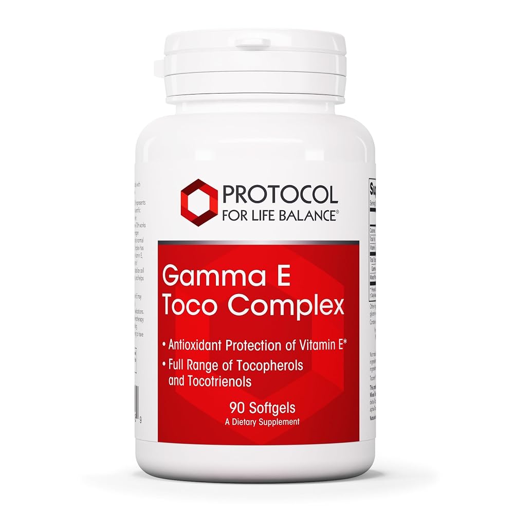 PROTOCOL FOR LIFE BALANCE Gamma E Toco Complex 300 mg - 90 Softgels