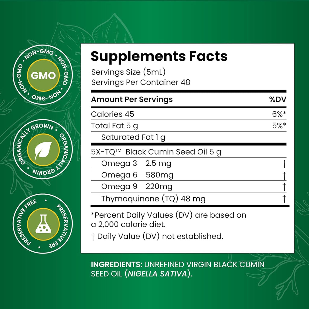 Amazing Herbs Premium Black Cumin Seed Oil
