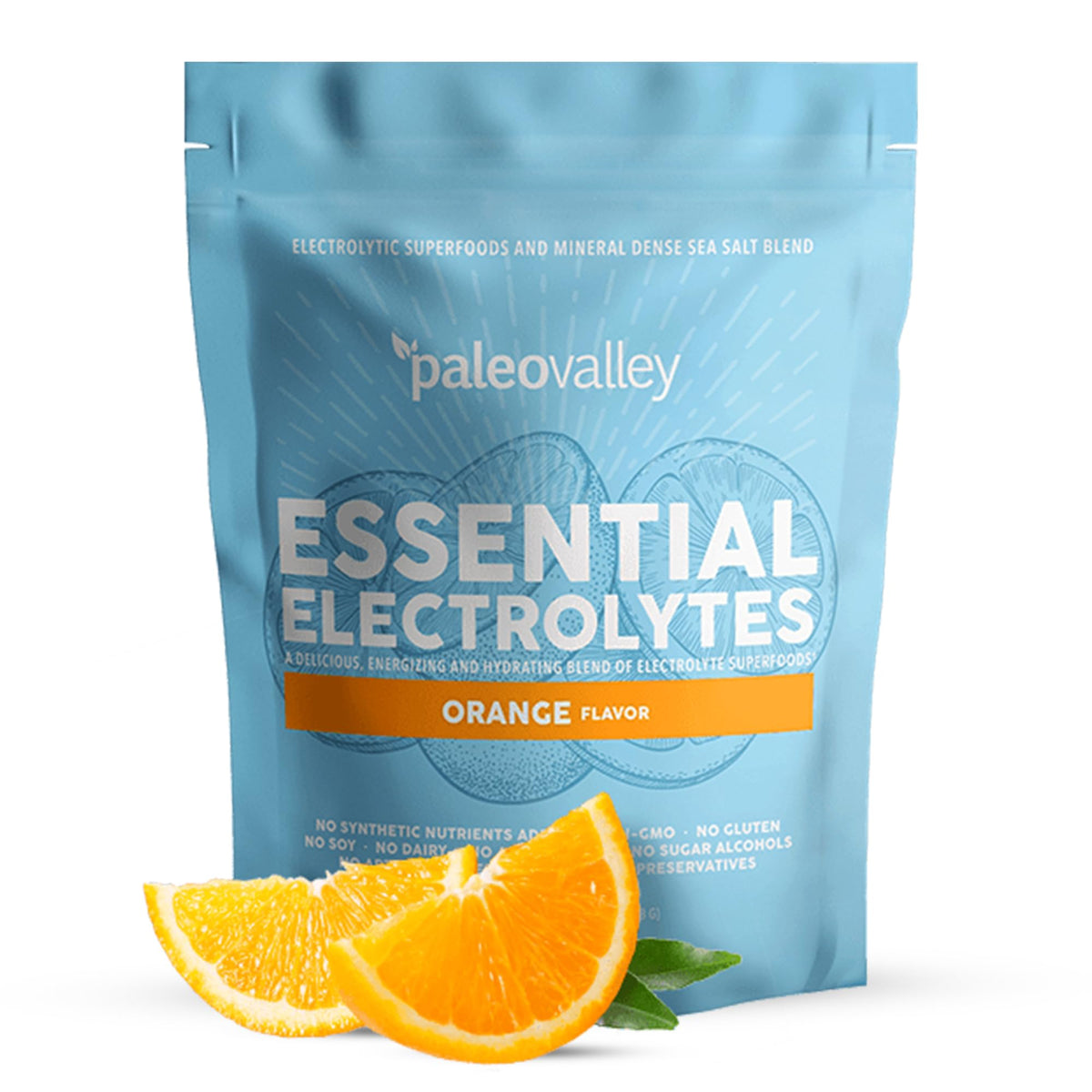 Paleovalley Essential Electrolytes Powder - Full Spectrum Lemon Lime