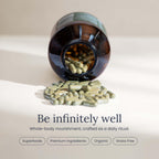 Infinity Wellness Greens Superfood Powder Supplement with Spirulina