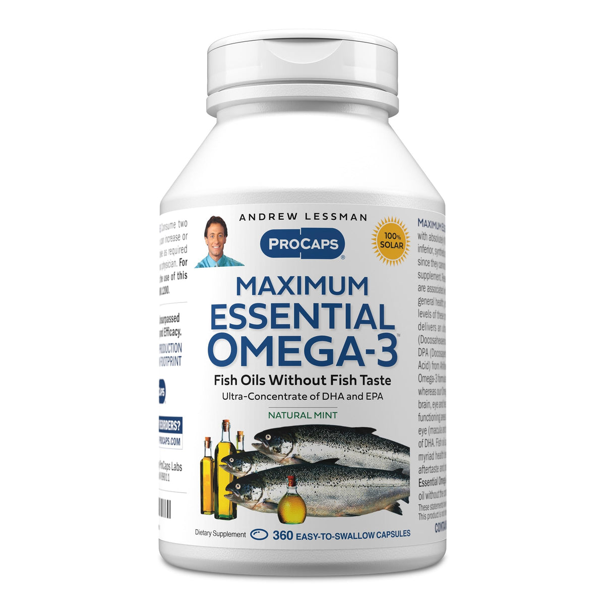ANDREW LESSMAN Maximum Essential Omega-3 Mint - Softgels - Ultra-Pure