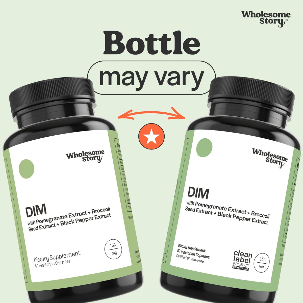 Wholesome Story DIM Supplement for Hormone Balance - 60 Capsules - image 2