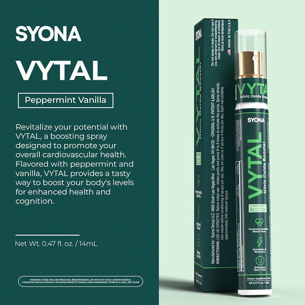 SYONA VYTAL Nitric Oxide Oral Spray Peppermint - 14 mL - image 4