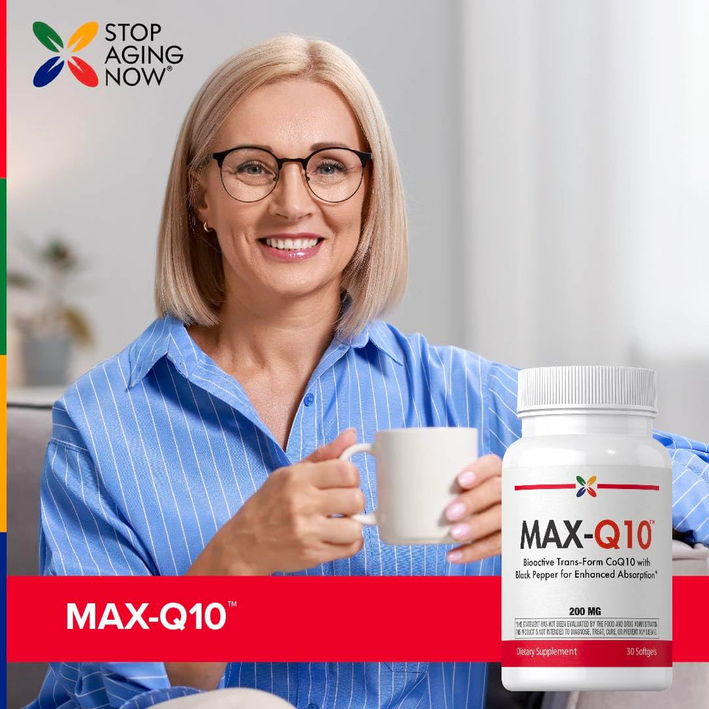 Stop Aging Now MAX-Q10 Coenzyme CoQ10 - 30 Softgels - image 6