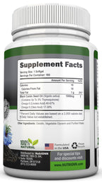 NutriONN Black Seed Oil 1000 mg Immune Support - 180 Softgels - image 2