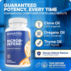 BioMatrix Biofilm Disruptor Oregano Thyme Clove Oil - 90 Softgels - image 5
