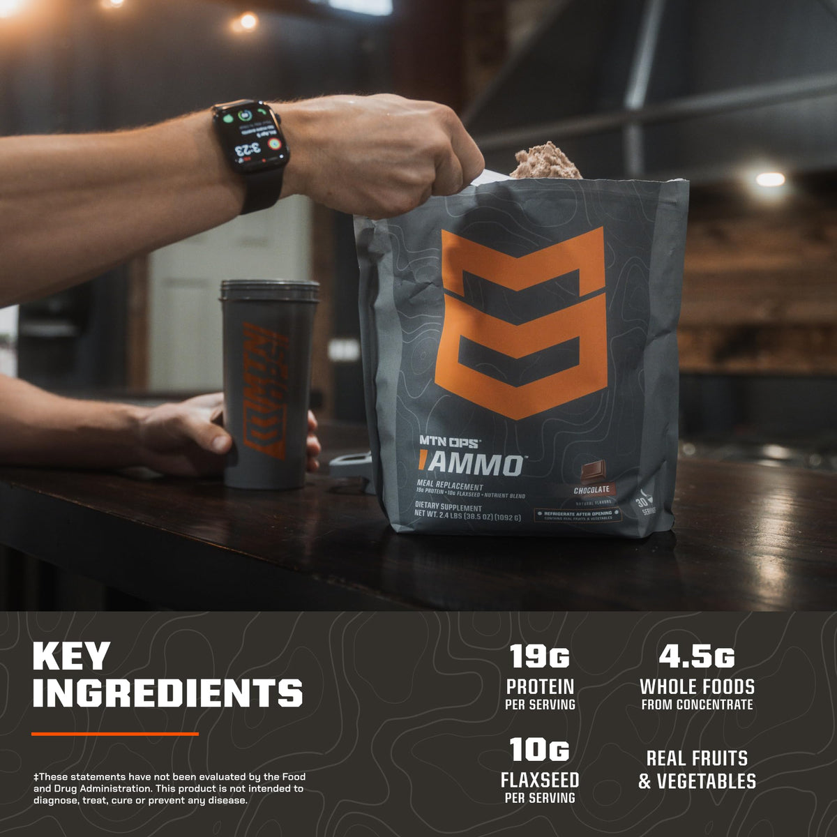 MTN OPS Ammo Meal Replacement Shake Powde