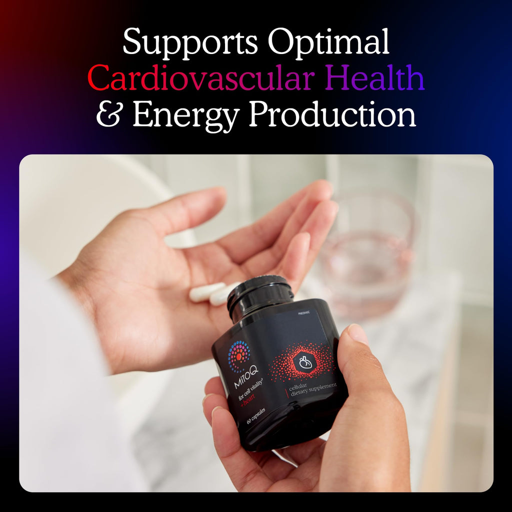 MitoQ +Heart Advanced CoQ10 Magnesium Heart Health Supplement - 60 Capsules - image 3