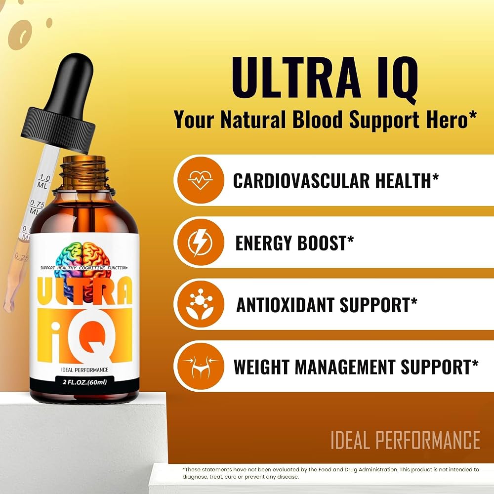 IDEAL PERFORMANCE Ultra IQ Drops Liquid Supplement - 5 Pack - image 4