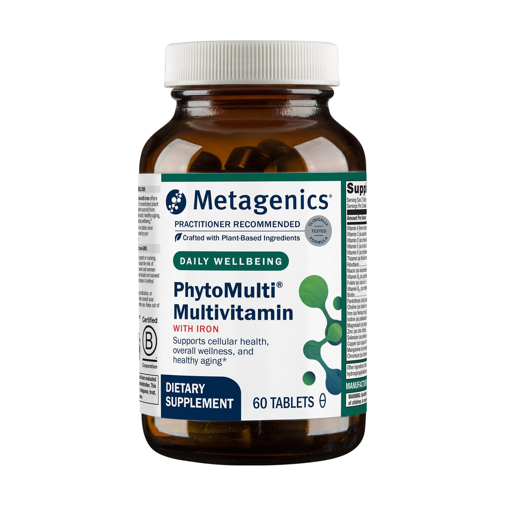 Metagenics PhytoMulti Multivitamin with Iron - 60 Tablets