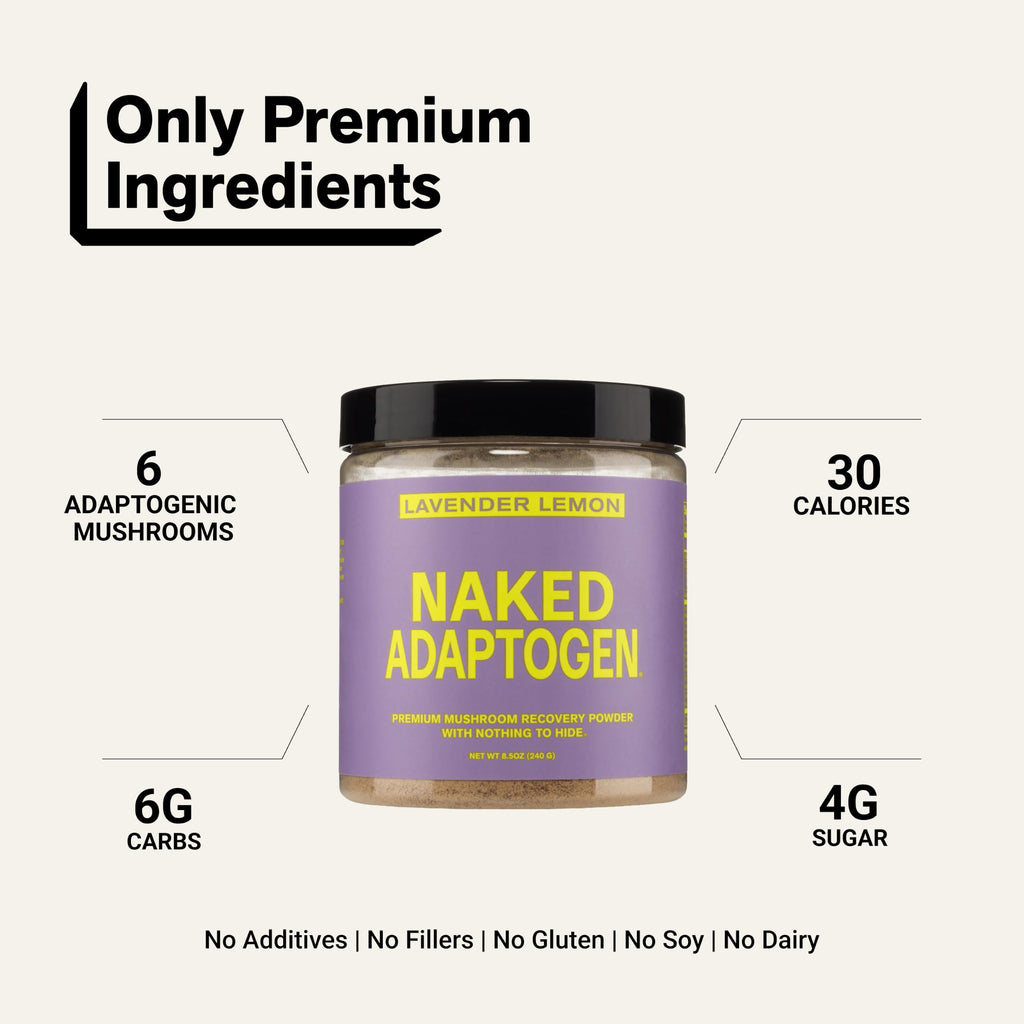 NAKED Recovery Mushroom Supplement Powder - 30 Servings - image 3