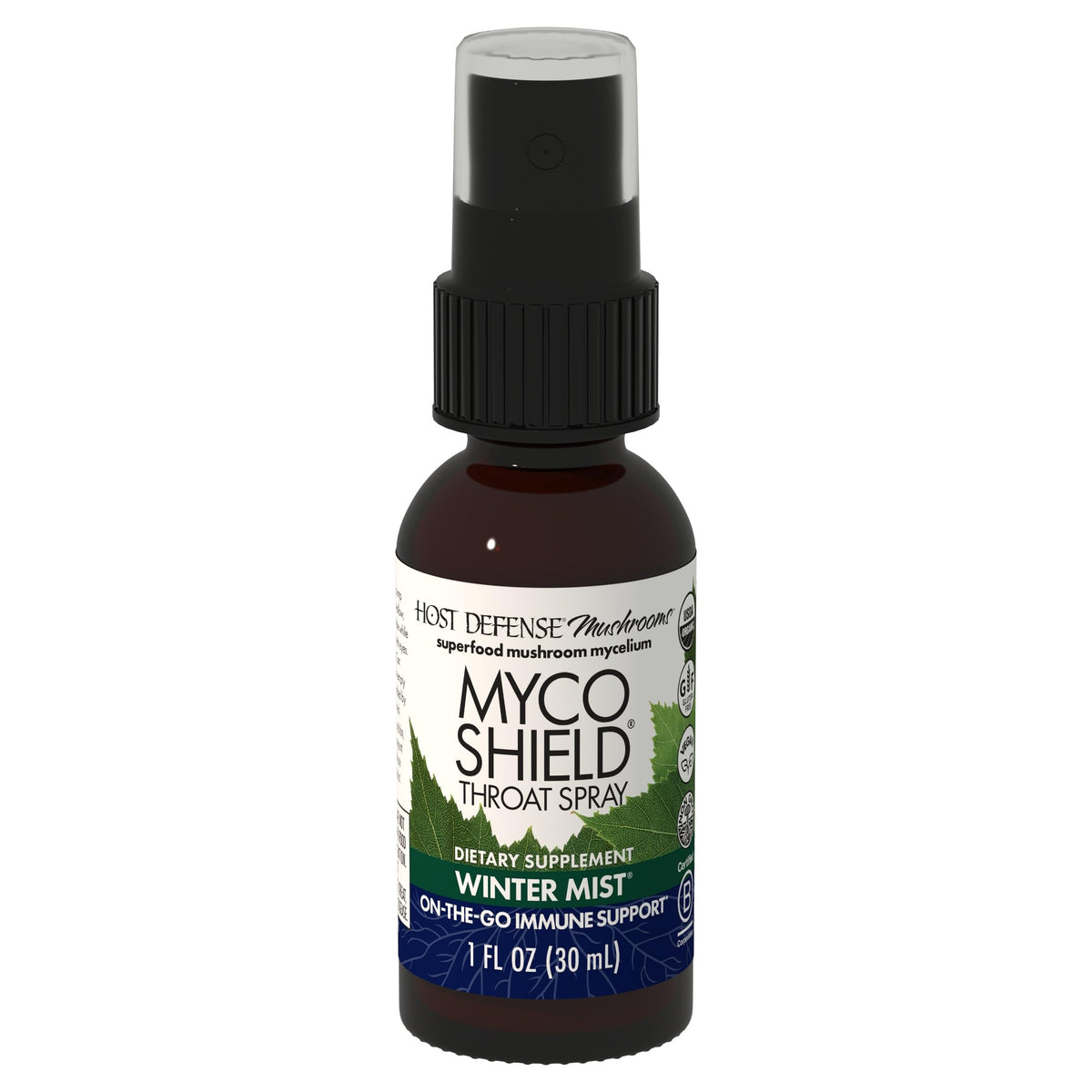 Host Defense MycoShield Throat Spray Immune Support - 1 fl oz