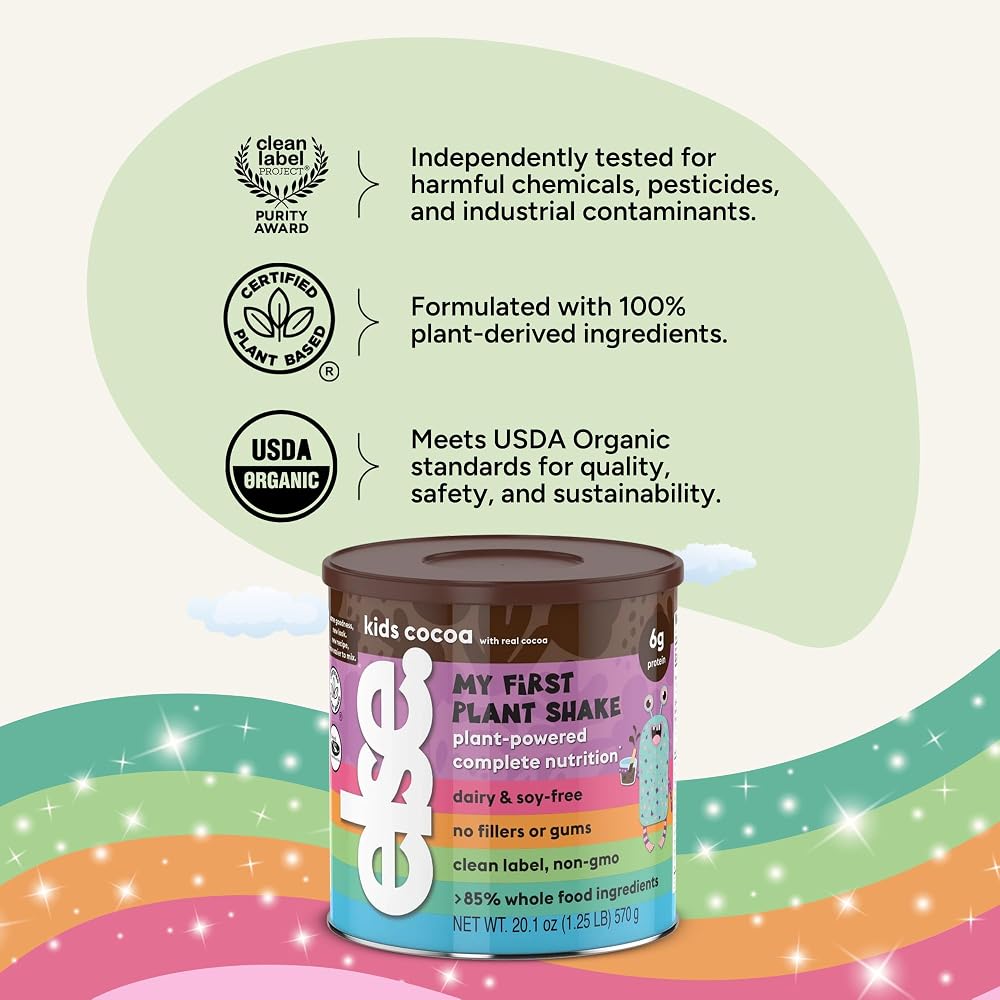 ELSE NUTRITION Kids Protein Shake Powder Dairy Free Chocolate - Pack of 2 - image 7