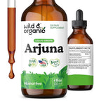 Wild & Organic Arjuna Bark Extract Tincture - Antioxidant Support