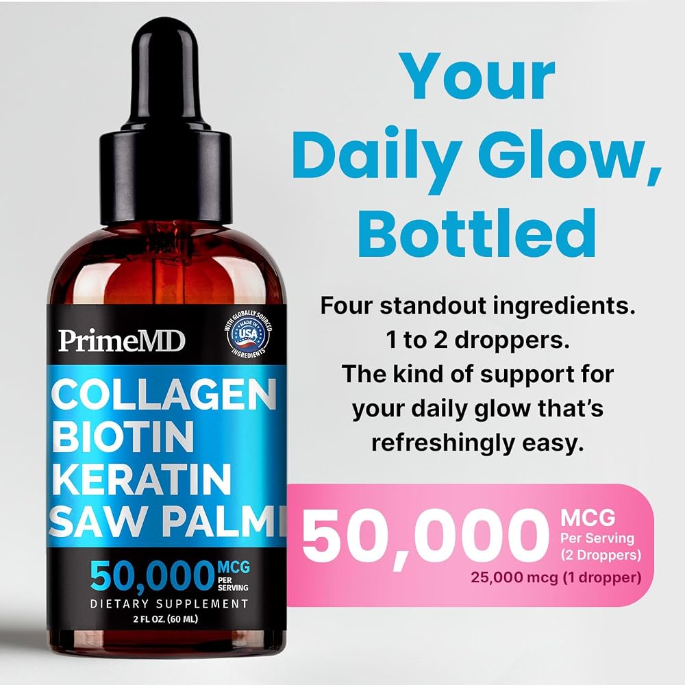 PrimeMD Hair Skin and Nails Vitamins (6810mg) w/Biotin 10000mcg - image 3